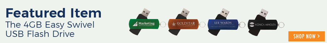 Featured Item The 4GB Easy Swivel USB Flash Drive